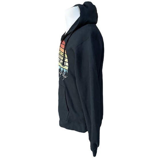 Port‎ and Company Black Full Zipp Up Hoodie 2003 Limited Edition Size: L - Picture 2 of 10